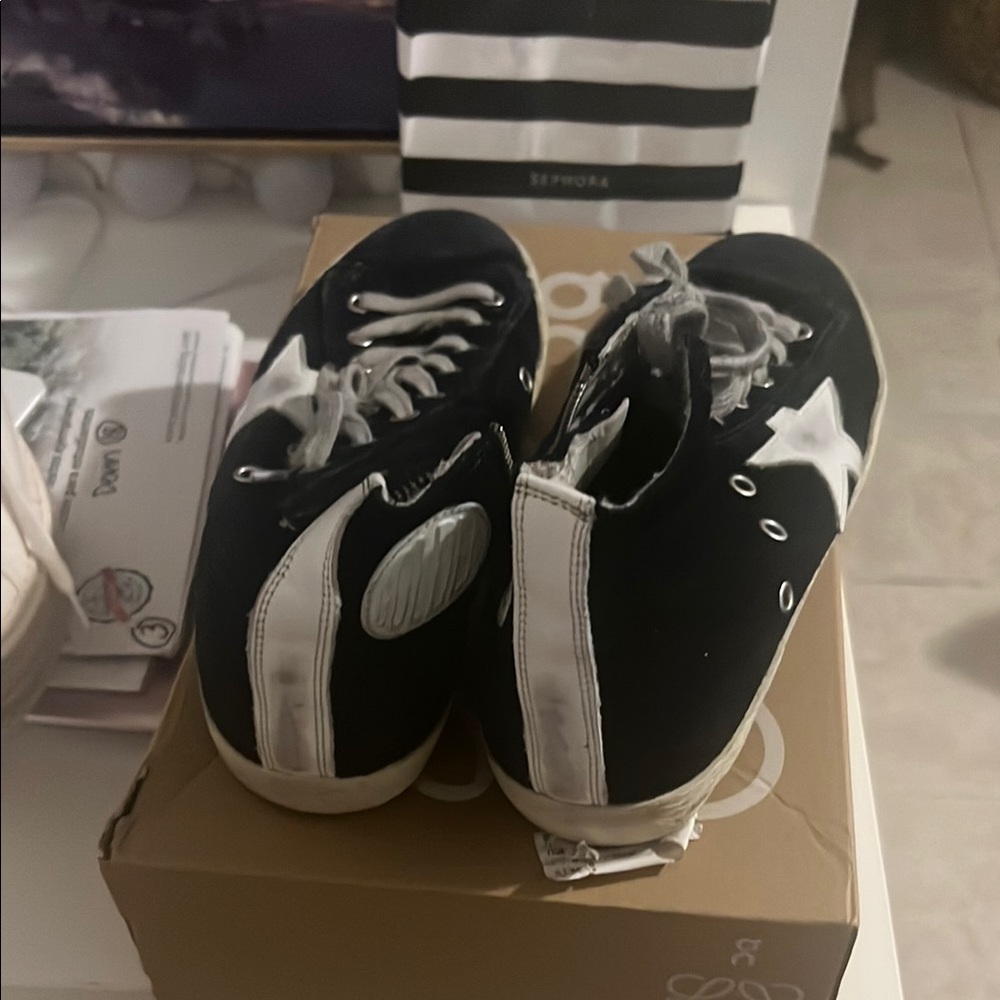 Black and White Sneakers for women